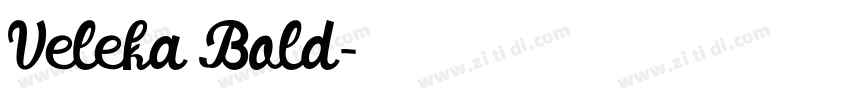 Veleka Bold字体转换
